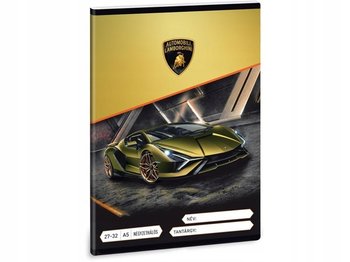 Lamborghini zeszyt w kratkę z marginesem 0667 - Ars una