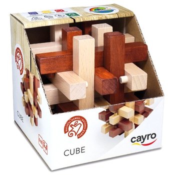 Łamigłówka drewniana Cube (691) - Cayro