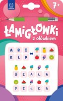 Łamigłówki z ołówkiem 7+. Książeczka różowa Inna marka