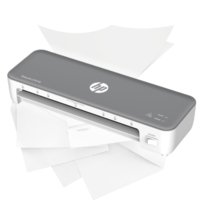 Laminator A4 HP ONELAM 270 do domu i biura SZARY + 5 folii do laminacji HP