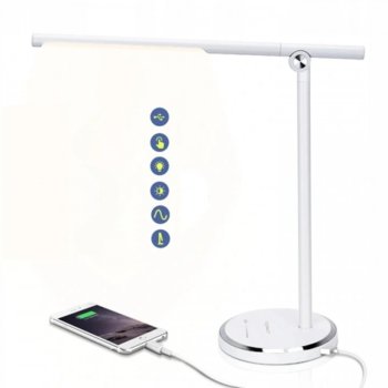 Lampa biurkowa Aigostar Anna 8W White - Aigostar