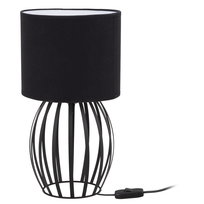 Lampa biurkowa stołowa NOCNA LOFT ABAŻUR czarny