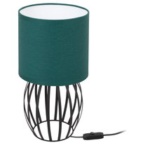 Lampa biurkowa stołowa NOCNA LOFT ABAŻUR zielony
