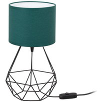 Lampa biurkowa stołowa NOCNA LOFT ABAŻUR zielony
