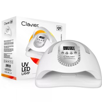 Lampa do paznokci Clavier LED + UV-Q11 280W, biała - Clavier