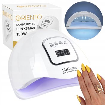 LAMPA DO PAZNOKCI UV 46 DUAL LED 150W DO HYBRYD ŻELI AKRYLI SUN X5 MAX LCD - Inna marka