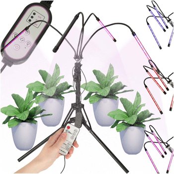Lampa do Uprawy Wzrostu Roślin Panel LED Oświetlenie Statyw Timer Pilot - Artemis