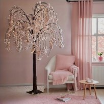 Lampa Lampka LED drzewo DUŻE drzewko KWIAT WIŚNI SAKURA różowe 150cm 1,5M