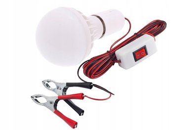 Lampa Led 12V Z Zaciskami - Krokodylkami - Carmotion