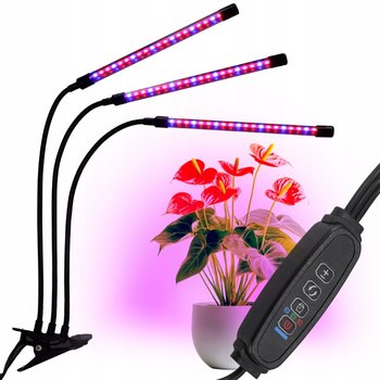 Lampa LED do wzrostu roślin 60 diod TIMER 24 W uprawa roślin do domu - JUMI