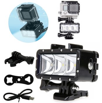 LAMPA LED WODOODPORNA DO KAMER GOPRO HERO 10 BLACK - Inny producent