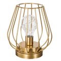 Lampa LED z żarówką dekoracyjną, 17 cm, złoty - Atmosphera