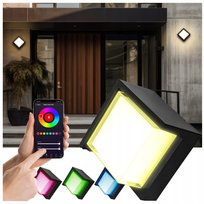 Lampa LED zewnętrzna elewacyjna Kinkiet ŚCIENNY natynkowy SMART latarnia