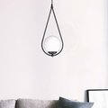 LAMPA modernistyczna K-4770 wisząca OPRAWA szklane kule ZWIS kropla ball czarna biała - KAJA