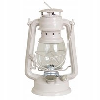 LAMPA NAFTOWA DOMOWA OGRODOWA na prezent beżowa wisząca stojąca + knot