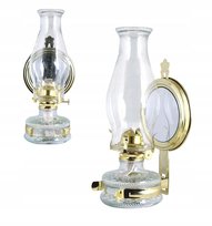 LAMPA NAFTOWA Z LUSTREM RETRO SZKLANA latarnia do postawienia powieszenia