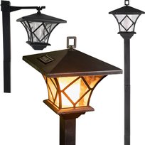 Lampa ogrodowa 155cm solarna led wysoka latarnia