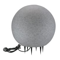 Lampa ogrodowa ARGENTO 40 szara kula 1xE27 220-240V 330352 Sanico Goldlux