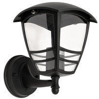 Lampa Ogrodowa Kinkiet Elewacyjny Imma Black Up E27 Czarny Ip44 Edo777378 Edo Garden Line