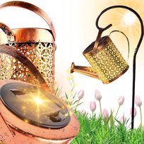 LAMPA OGRODOWA SOLARNA KONEWKA LED WBIJANA Z CZUJNIKIEM OZDOBA GIRLANDA XXL