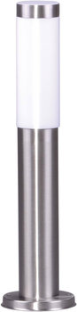 Lampa ogrodowa tuba Anica K-LP231-450 wąska metalowa chrom - KAJA