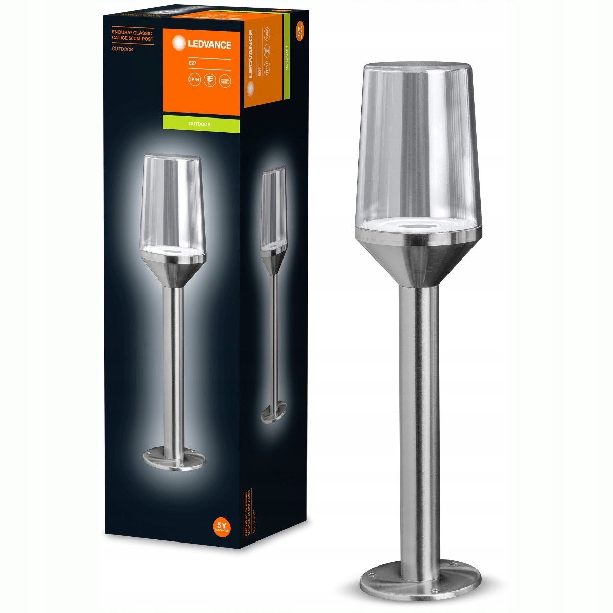 Lampa Ogrodowa Zewnętrzna SŁUPEK E27 50cm Endura CLASSIC CALICE LEDVANCE-Zdjęcie-0