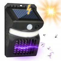 Lampa Owadobójcza Solarna Mocna Uv Na Komary Muchy Ćmy Mole Owady Pułapka