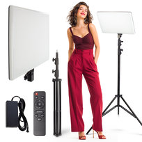 Lampa Panelowa LED 65W BiColor + Statyw