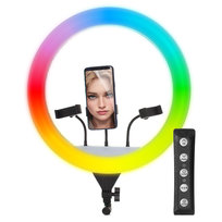 Lampa pierścieniowa LED RGB Beauty 460