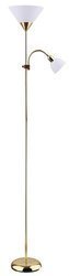 Lampa podłogowa ACTION złoty, biała E27 100W, E14 25W IP20 Rabalux-Zdjęcie-0