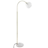 Lampa podłogowa ATMOSPHERA Laye, biało-złota, 150 cm