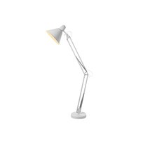 Lampa podłogowa AZZARDO KIPSAR BP-9481, biała, 60 W