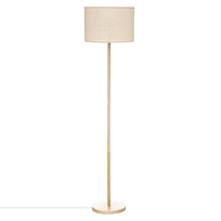 Lampa Podłogowa Della, Drewniana Podstawa, 149,5 Cm
