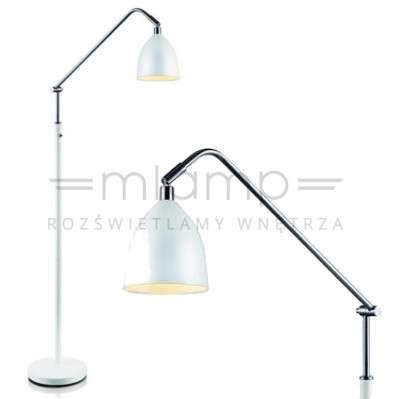 LAMPA podłogowa FREDRIKSHAMN 105022 Markslojd metalowa OPRAWA stojąca biała
