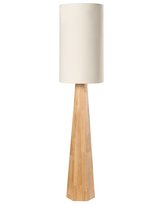 Lampa podłogowa ILALA Drewno kauczukowe Naturalny
