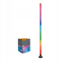 LAMPA PODŁOGOWA LED RGB Czarny słupek 1,5m nastrojowe oświetlenie VIDEX