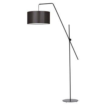 Lampa podłogowa LYSNE Bilbao, 60 W, E27, brązowa/czarna, 176x90 cm - LYSNE