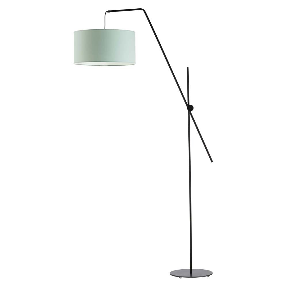 Lampa podłogowa LYSNE Bilbao, 60 W, E27, miętowa/czarna, 176x90 cm