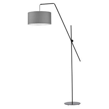 Lampa podłogowa LYSNE Bilbao, 60 W, E27, stalowa/czarna, 176x90 cm - LYSNE