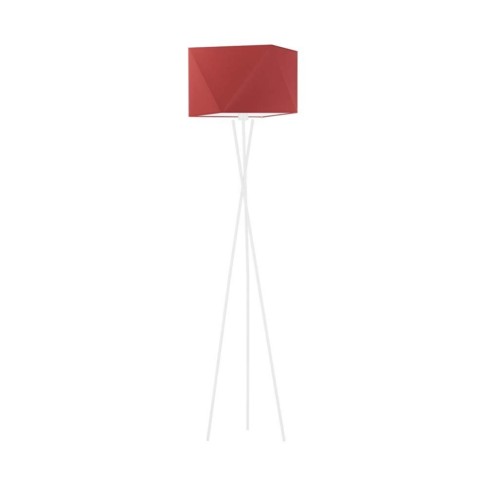 Lampa podłogowa LYSNE Dakar, 60 W, E27, czerwona/biała, 164x45 cm