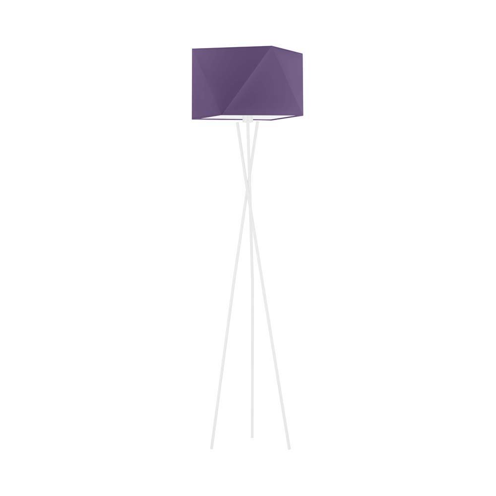 Lampa podłogowa LYSNE Dakar, 60 W, E27, fioletowa/biała, 164x45 cm