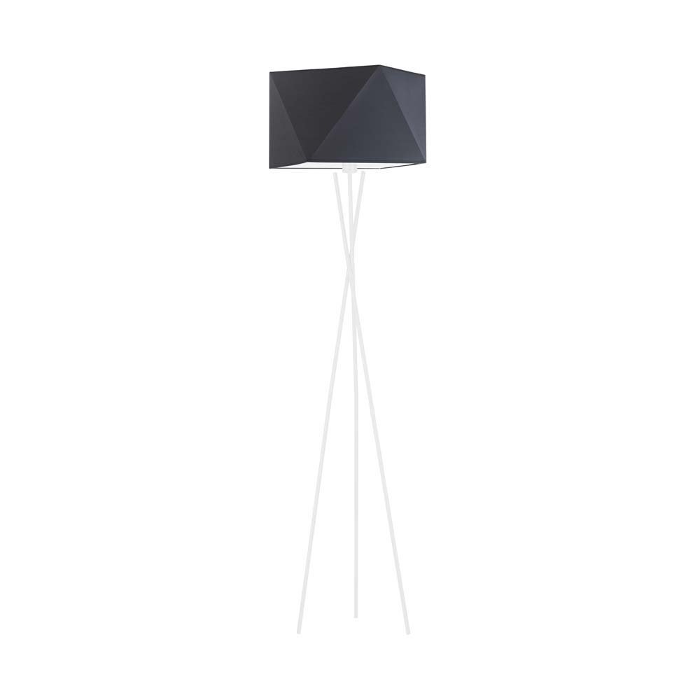 Lampa podłogowa LYSNE Dakar, 60 W, E27, grafitowa/biała, 164x45 cm