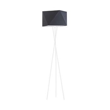Lampa podłogowa LYSNE Dakar, 60 W, E27, grafitowa/biała, 164x45 cm - LYSNE