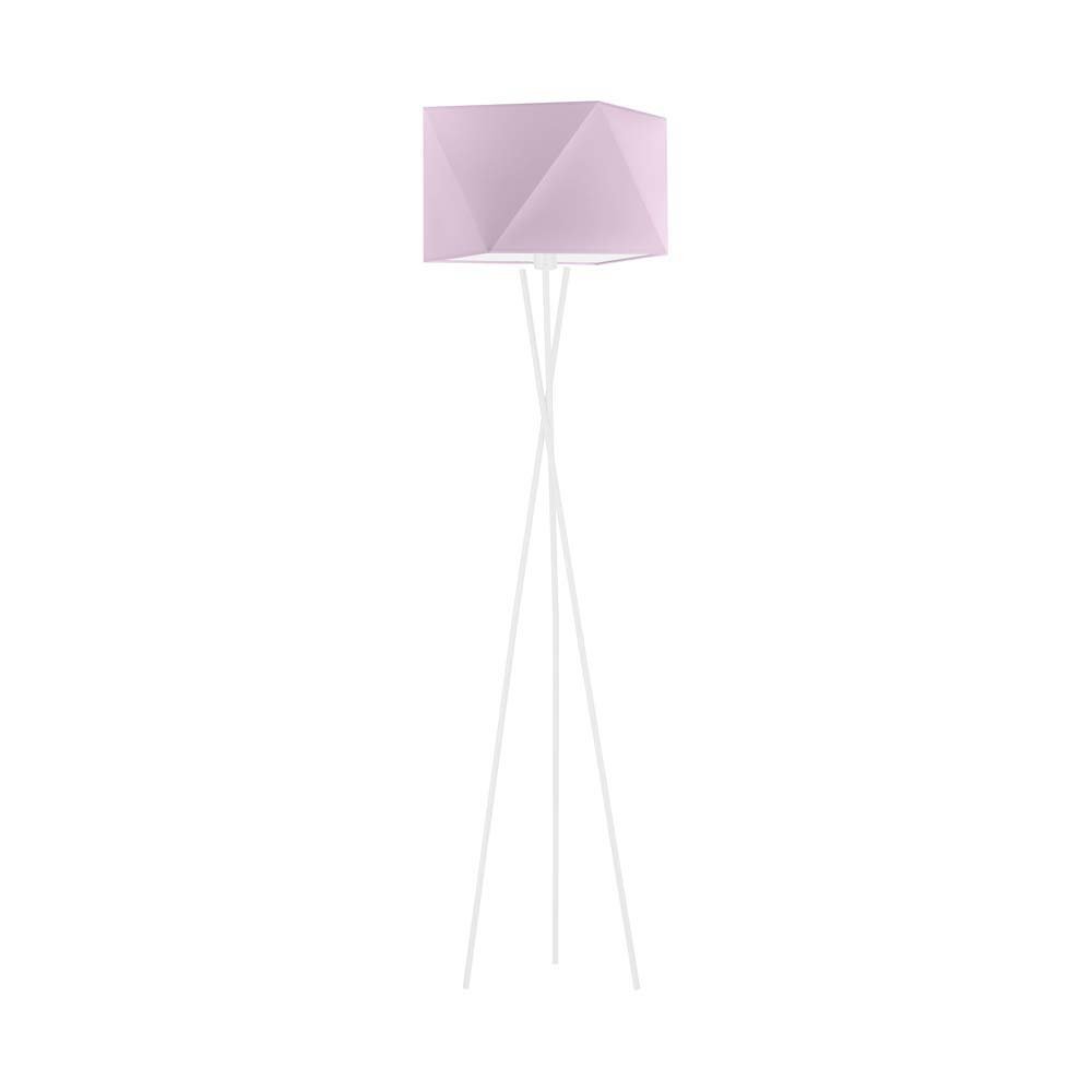 Lampa podłogowa LYSNE Dakar, 60 W, E27, jasnofioletowa/biała, 164x45 cm