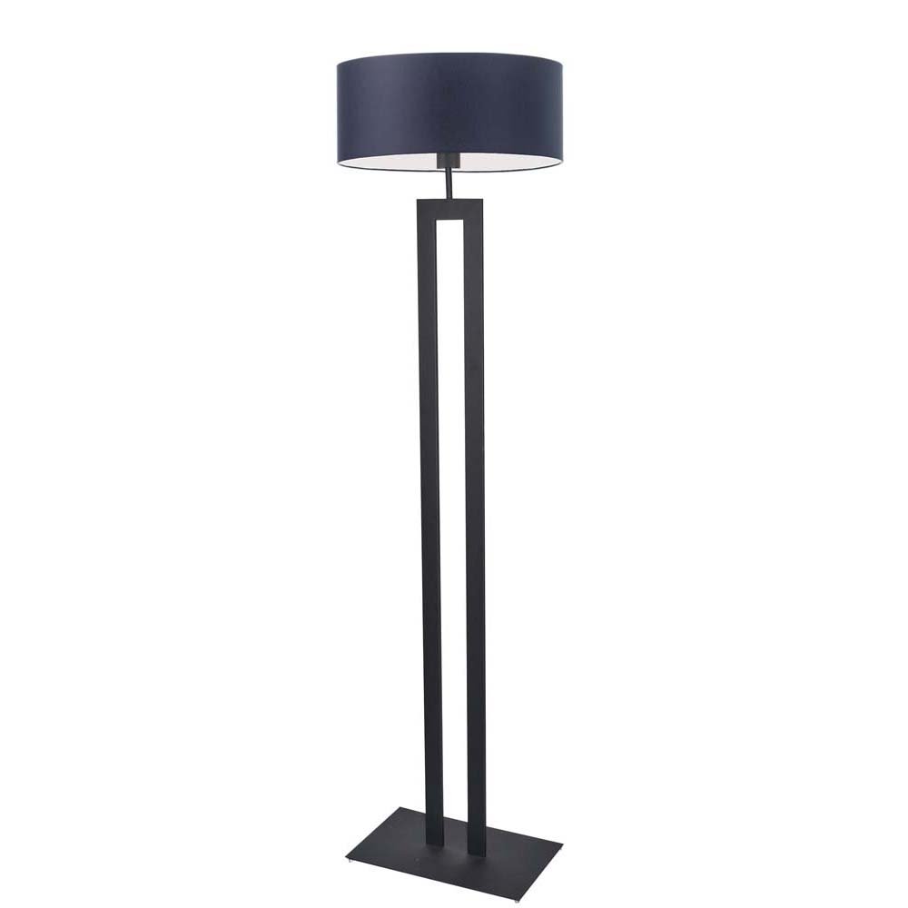Duża 160 cm lampa stołowa do salonu z abażurem Kalifornia, 60 W, E27, granatowo-czarna, 161x40 cm