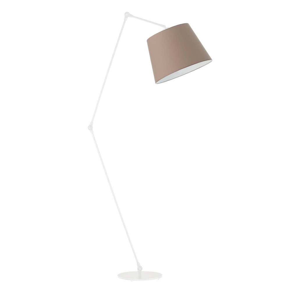 Lampa podłogowa LYSNE Manila, 60 W, E27, beżowa/biała, 177x60 cm