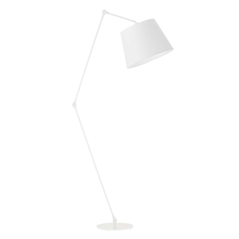 Lampa podłogowa LYSNE Manila, 60 W, E27, biała, 177x60 cm