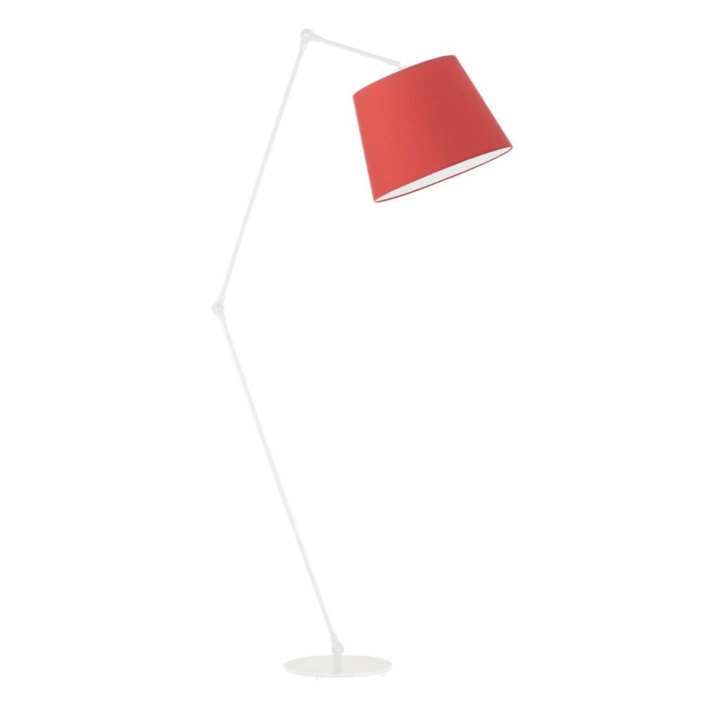 Lampa podłogowa LYSNE Manila, 60 W, E27, czerwona/biała, 177x60 cm