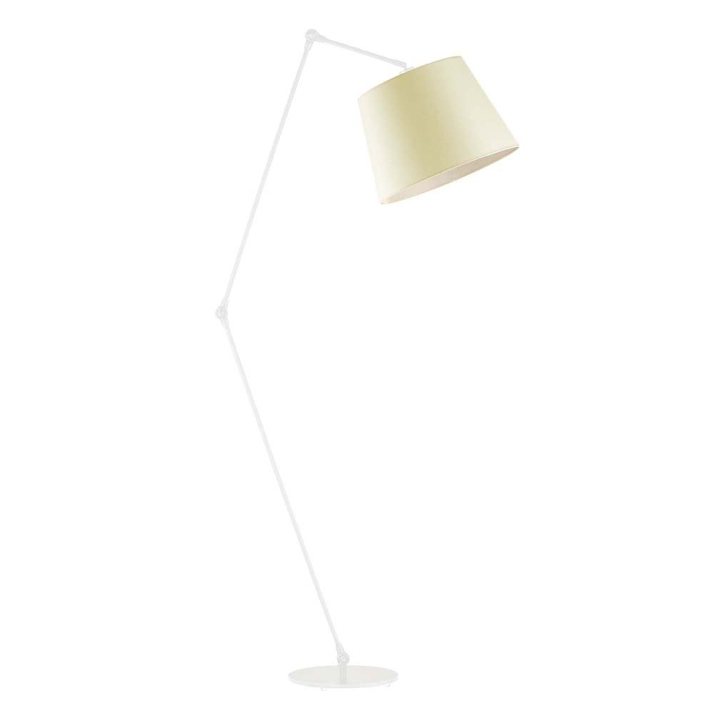 Lampa podłogowa LYSNE Manila, 60 W, E27, ecru/biała, 177x60 cm