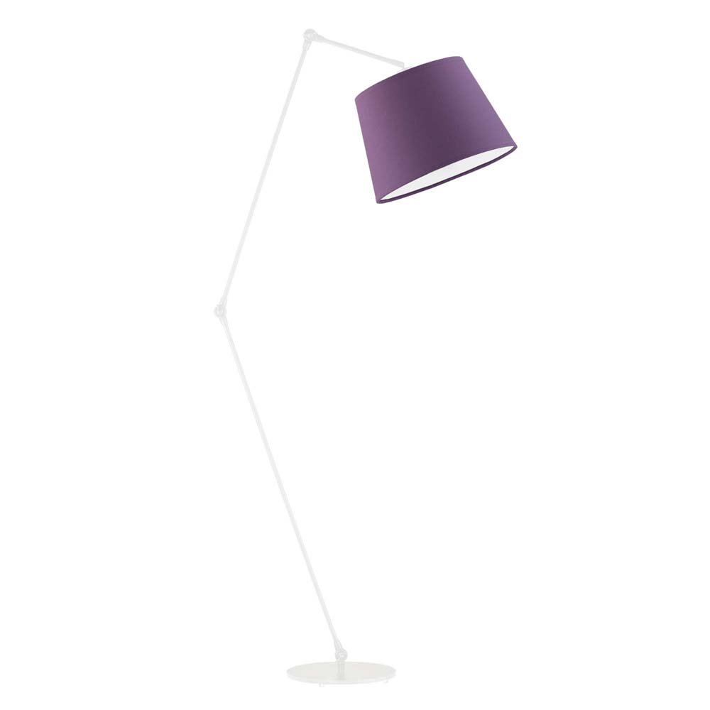 Lampa podłogowa LYSNE Manila, 60 W, E27, fioletowa/biała, 177x60 cm
